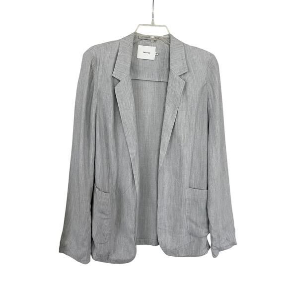 Talula Aritzia Gray Business Casual Academia Blazer Jacket Women’s Size 2 - Picture 2 of 9